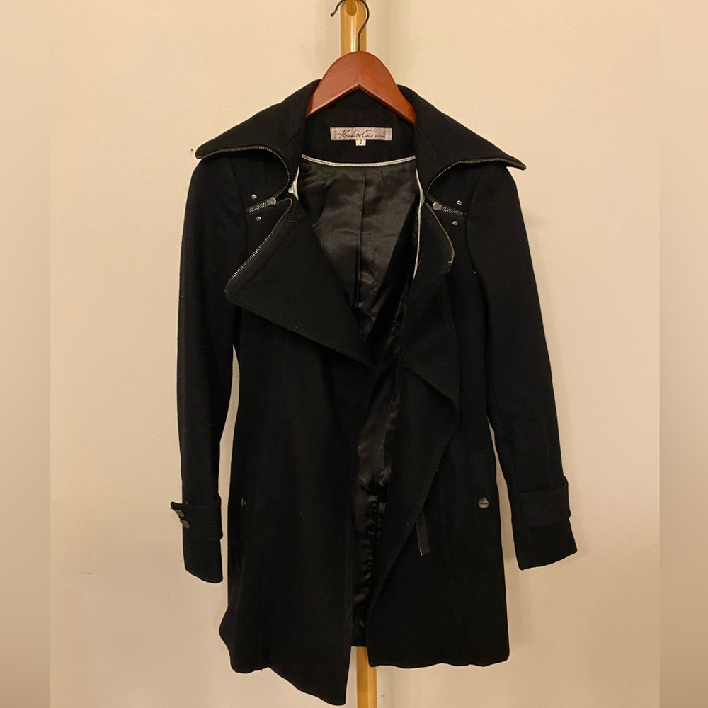 Kenneth Cole New York black coat